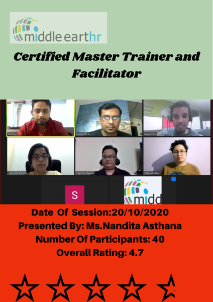 Certified Master Trainer and Facilitator