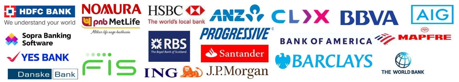 BFSI client logos