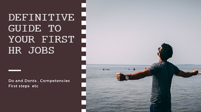 Definitive Guide to your First HR Jobs